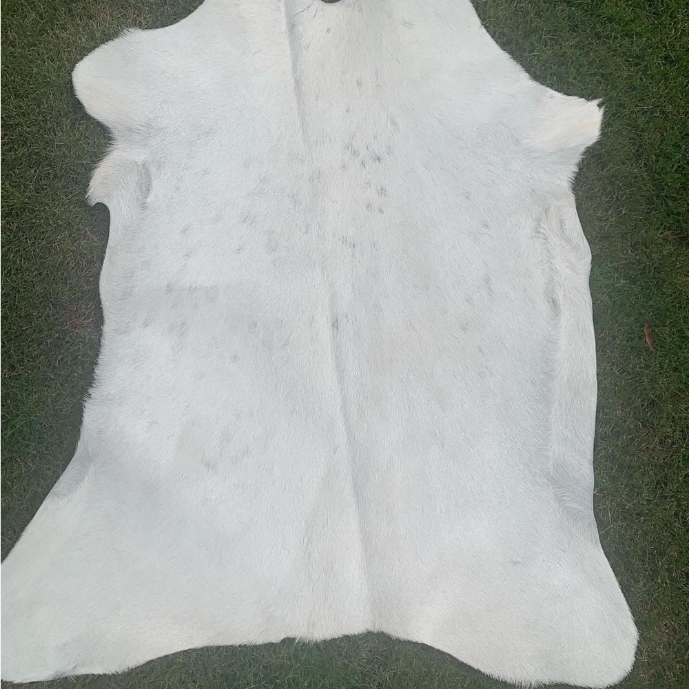 🐐. Real goatskin rugs. Super soft, not stiff. Approx 22-24” wide 30-36” length.